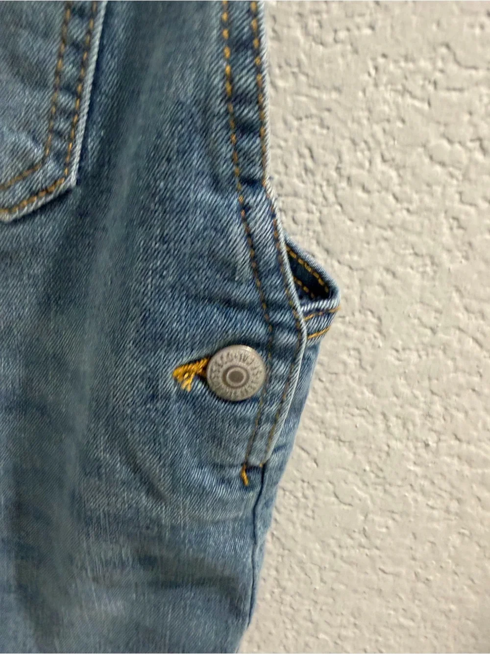 Levi's Kids Blue Denim Shortalls - Blue